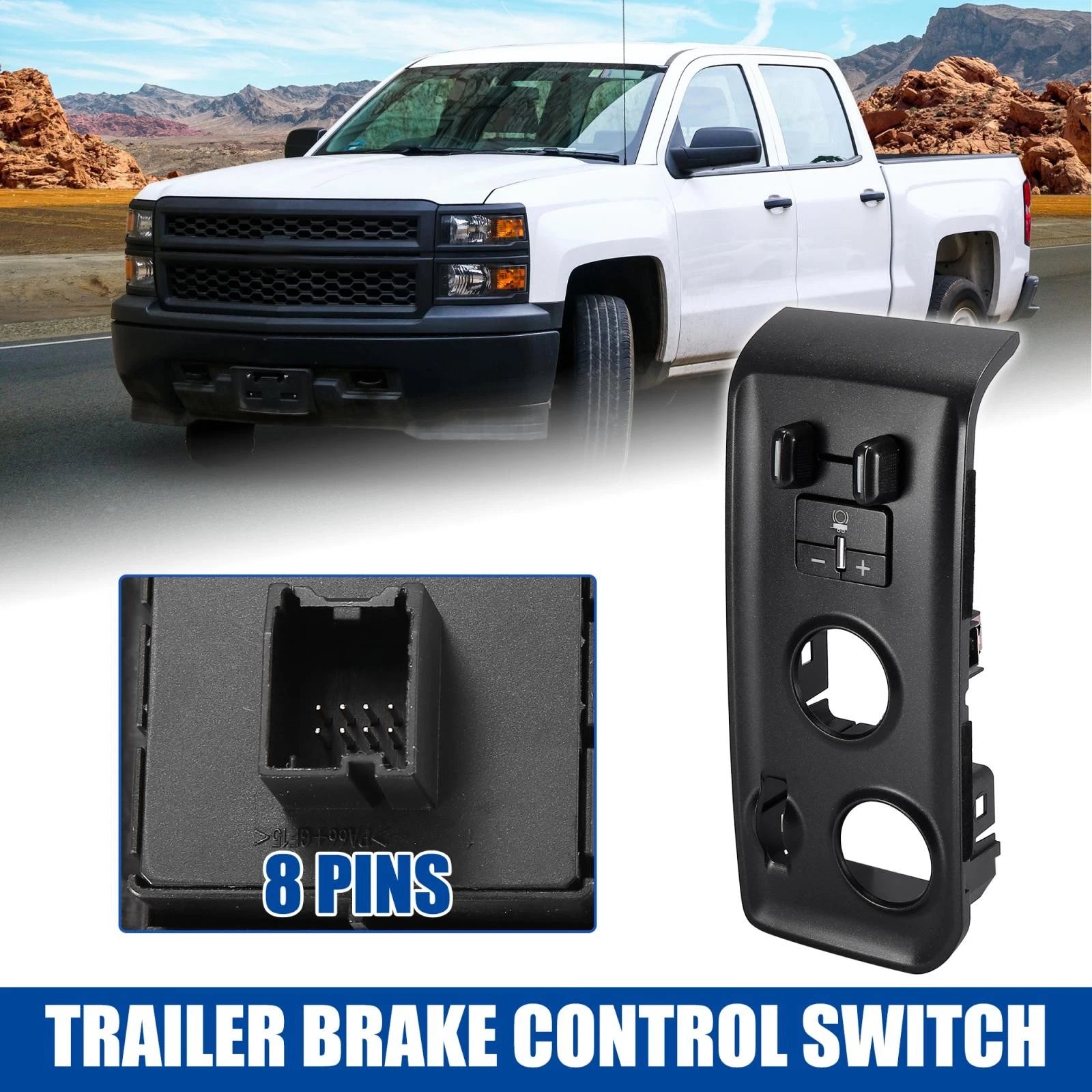 Brake Controller Switch for Chevy Silverado 1500 (84109447, 23476237)