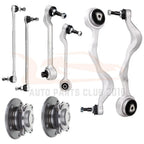 8pc Front Control Arms & Wheel Bearings for BMW 128i 135i 325i 328i 330i 335i (2008–2013)