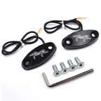 LED Signal Mirror Block Off Base Plate for Honda CBR 600RR (2003–2011), CBR 1000R (2004–2007)