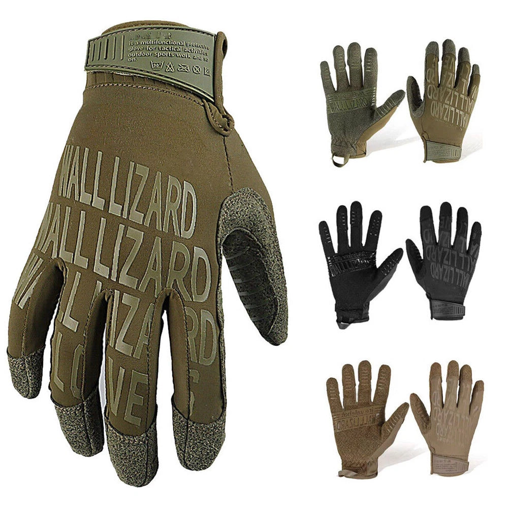 Anti Slip Tactical Gloves for Motorcycle (Full Finger, Touch Screen)