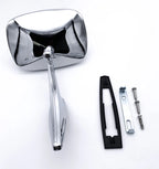 Outside Door Mirror with Ribbed Base for 1970–1972 Chevrolet Chevelle