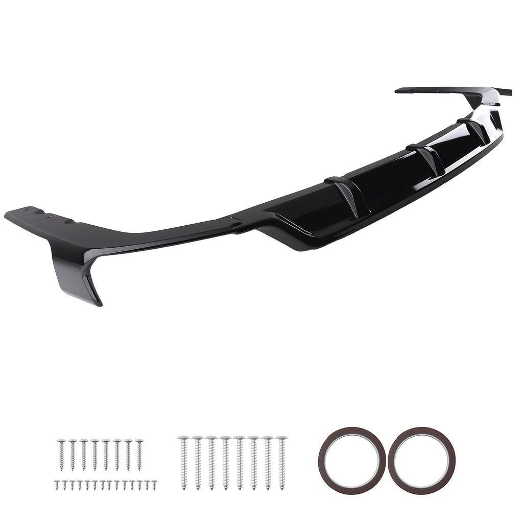 Bumper Lip Diffuser for BMW X7 M Sport (2019–2025) Rear Black Kit