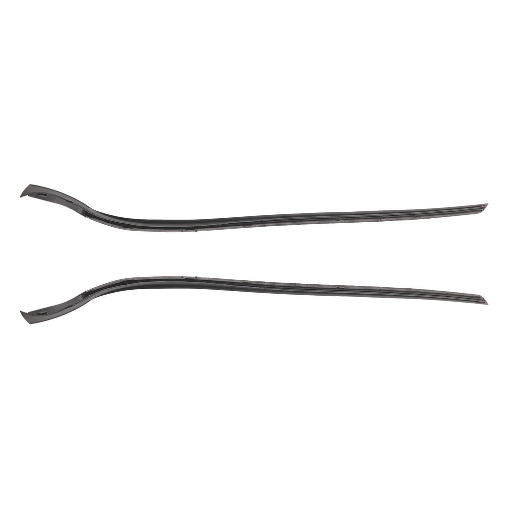 Set of 2 Windshield Pillar Trim Moulding for Ford Fiesta (2011–2019) Black