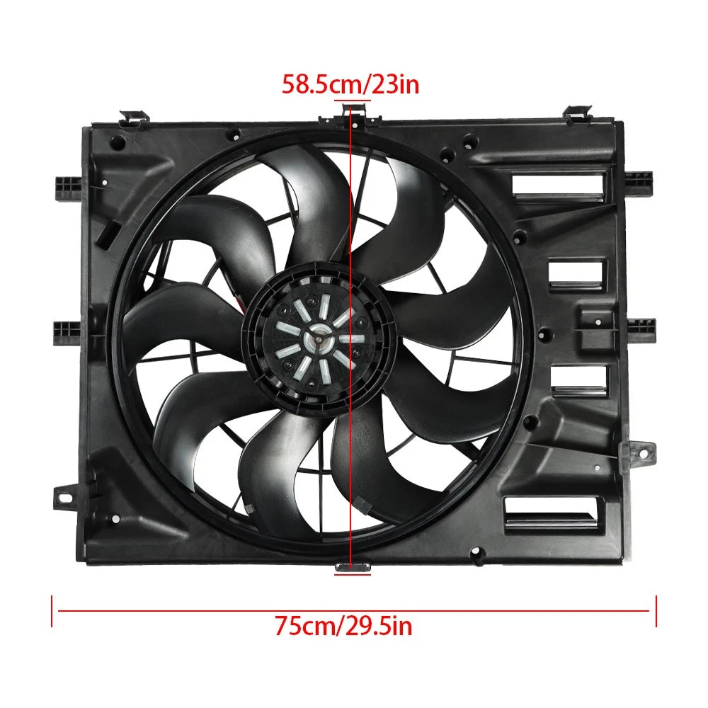 Radiator Cooling Fan Assembly for GMC Terrain, Chevy Equinox (2017–2019)