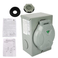 50 Amp Generator Power Inlet Box for Generator (120V–250V)