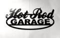 Vintage Hot Rod Garage Metal Sign Script for Universal (No Year)