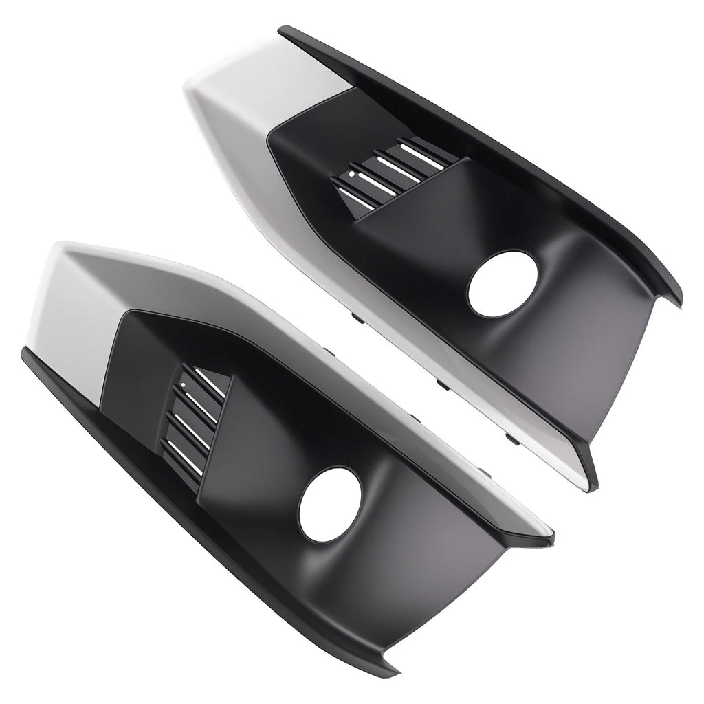2X Front Fog Light Grille Cover for Audi A4L (2020–2022) 8WD807681L 8WD807682L