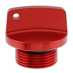 Billet Aluminum Oil Filter Cap for Ducati Monster 1000 (2002–2007) - Anodized Red