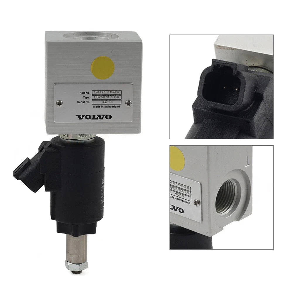 Hydraulic Cooling Fan Valve for Volvo EC380D DHR EC340D (24V, 2010–2015) 14616529