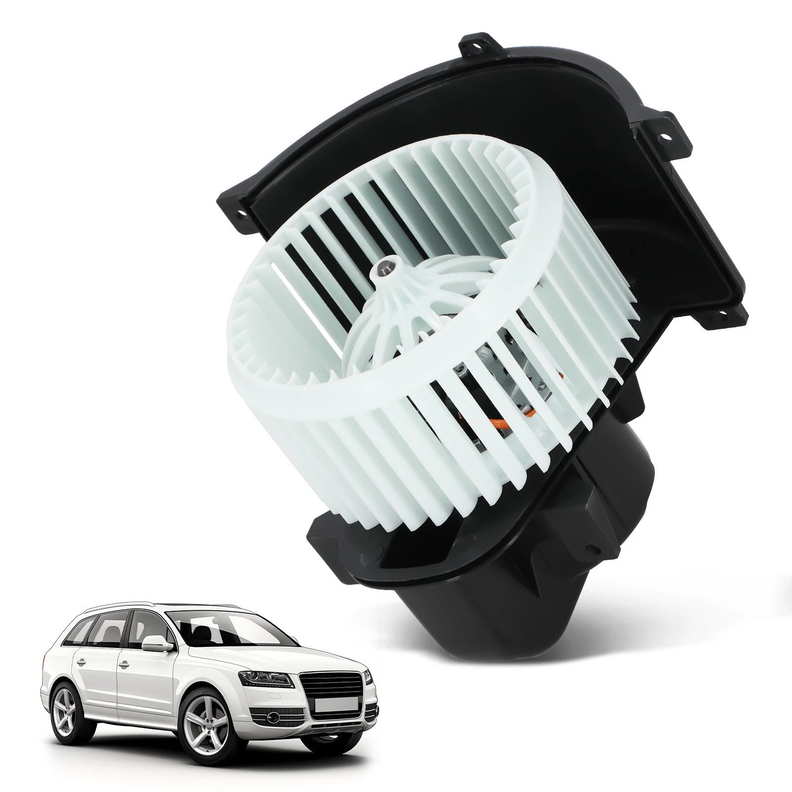 Heater Blower Motor w/ Fan for Audi Q7 (2007–2015) VW Touareg (2004–2010) 7L0820021Q