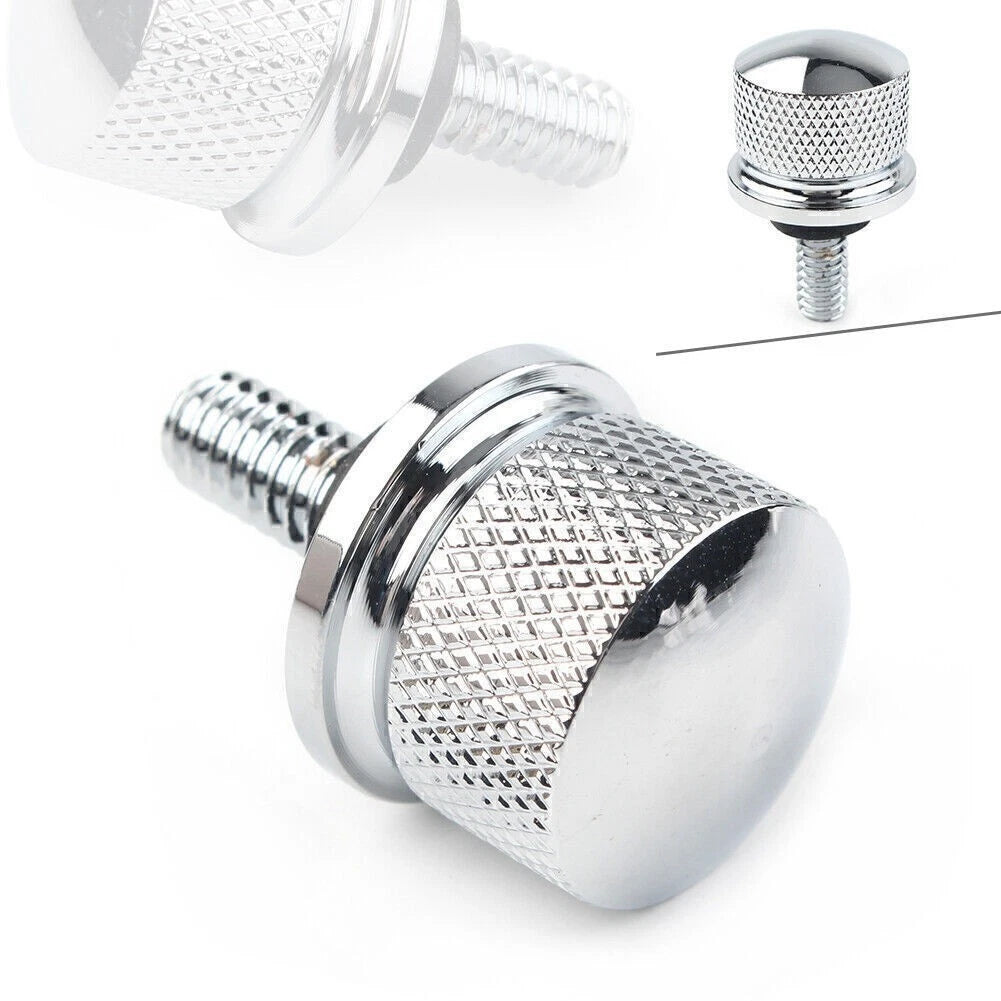 6mm Aluminum Rear Seat Bolt Screw for Harley Touring Street Glide (1996–2015) Chrome