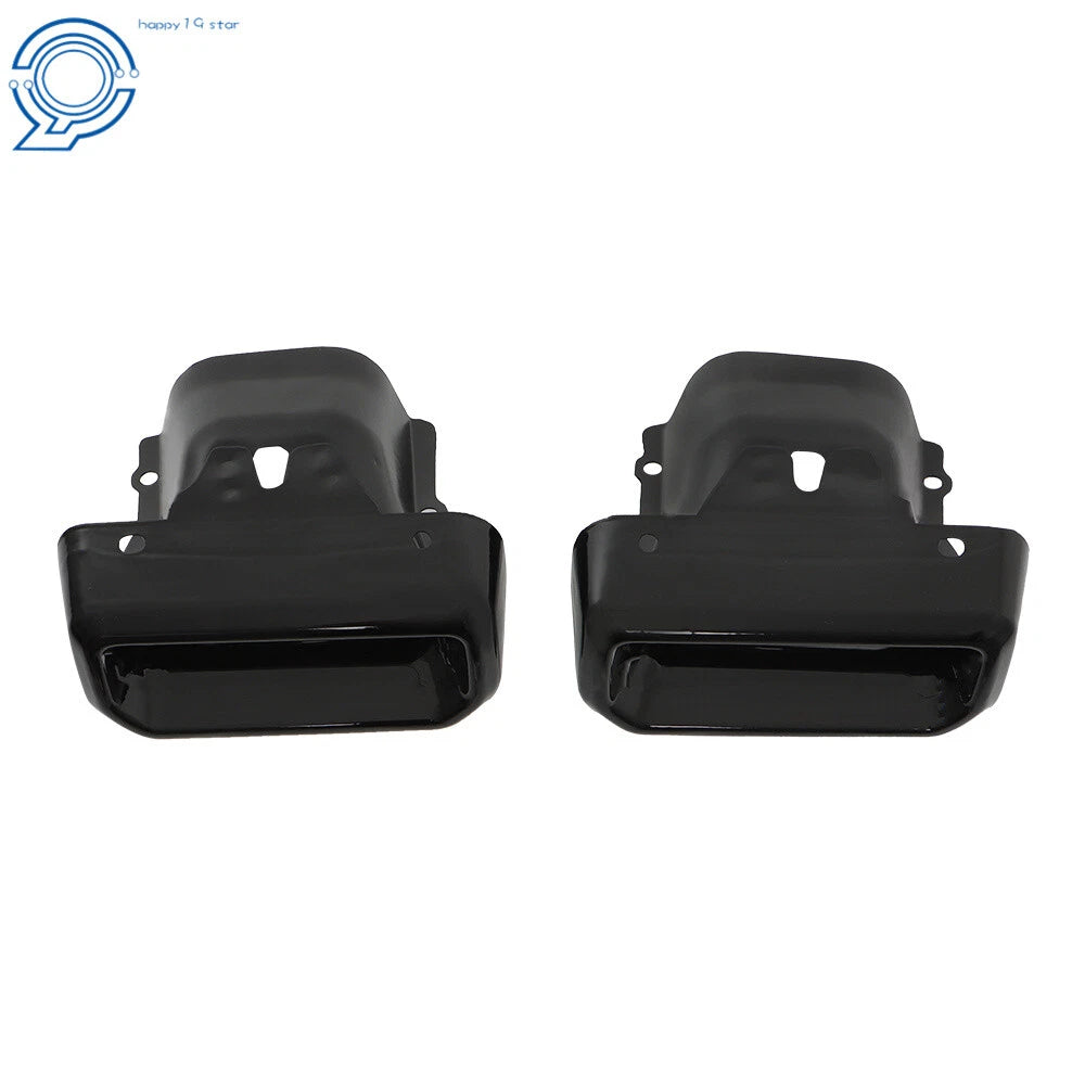 Exhaust Tips for Chevy Silverado GMC Sierra (2019–2023) GLOSS Black
