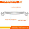 Steel Front Bumper Face Bar for Chevy Silverado 1500 (2022–2025)