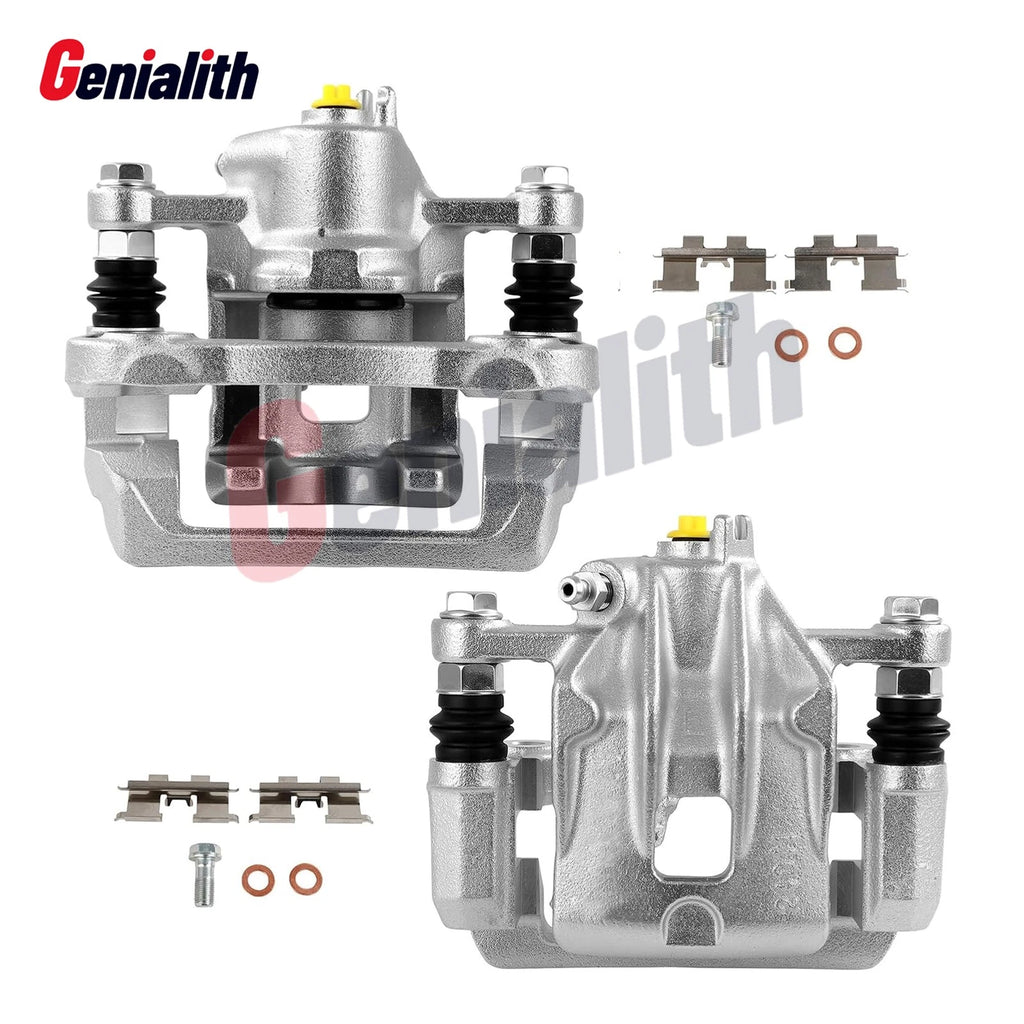2X Rear Disc Brake Caliper Assembly with Bracket for Hyundai Elantra (2007–2010)
