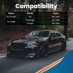 2pc Front Outer Tie Rod Ends for Chrysler 300 Dodge Challenger Charger (2011–2019)