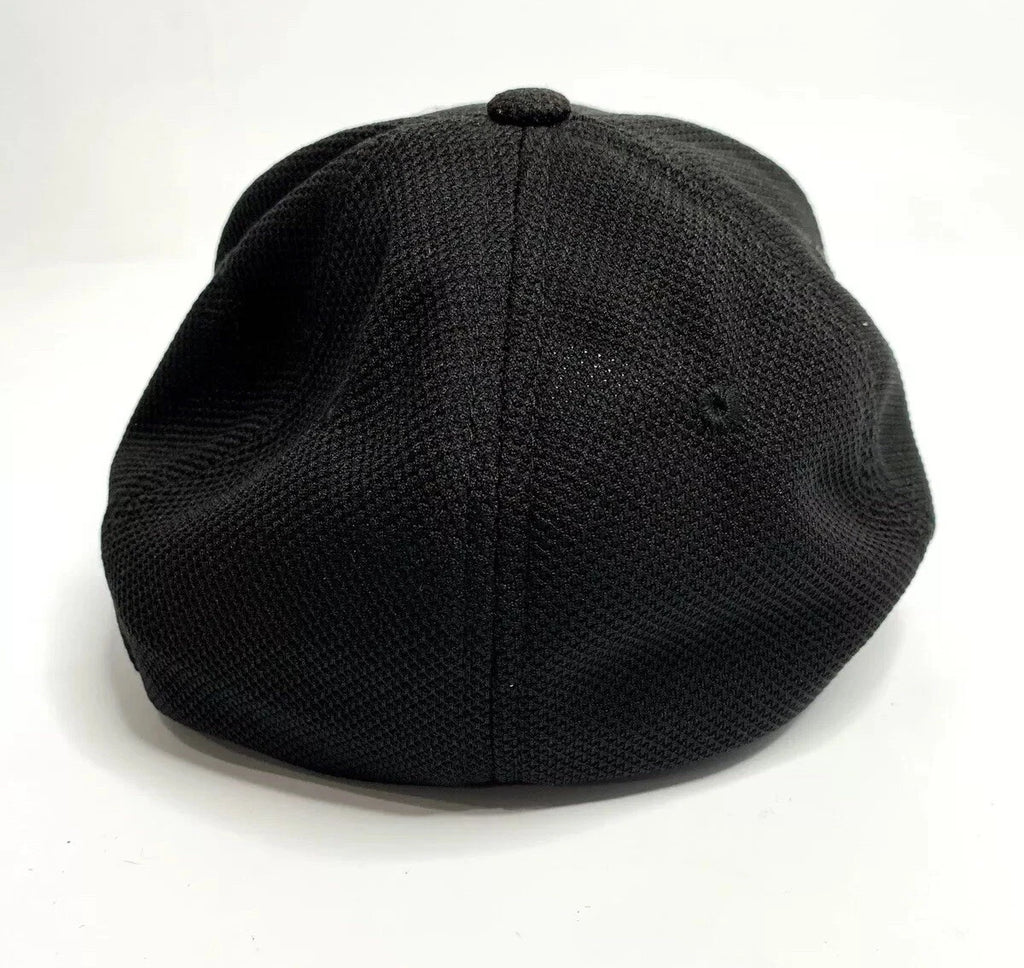 Black Flexfit Hat Cap with Chevy Corvette Flags Script for C7 (2014–2019)