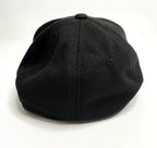 Black Flexfit Hat Cap with Chevy Corvette Flags Script for C7 (2014–2019)