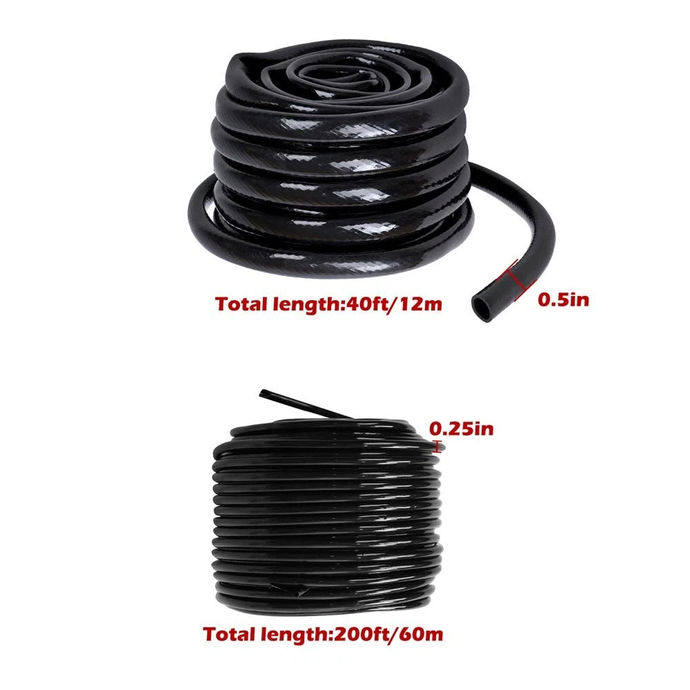Drip Irrigation System for Garden Watering (240FT)