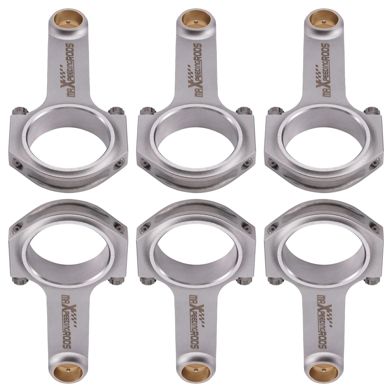 6pcs Connecting Rods for Porsche 911 3.2 Carrera 3.3 Turbo (ARP2000)