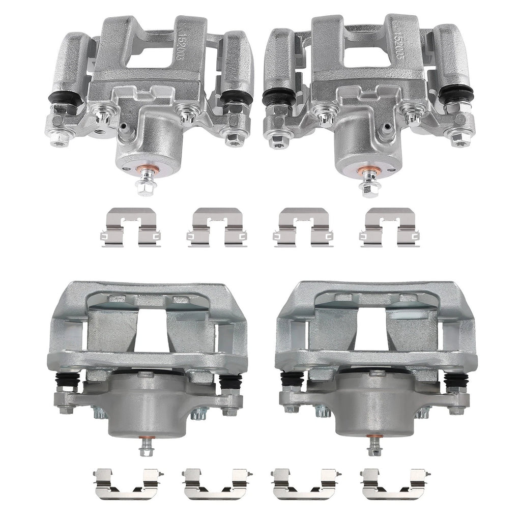 Front Rear Brake Caliper Set for Hyundai Sonata Kia Optima 11-15 19B6460 19B6461