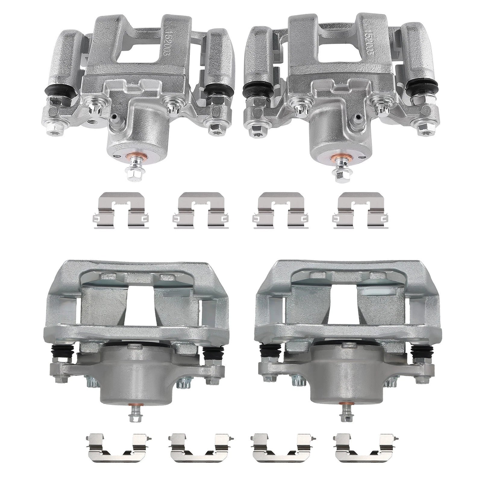 Front Rear Brake Caliper Set for Hyundai Sonata Kia Optima 11-15 19B6460 19B6461