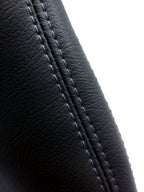 E Brake Boot PVC Leather for Subaru Forester (2014–2018) Black Gray Stitch