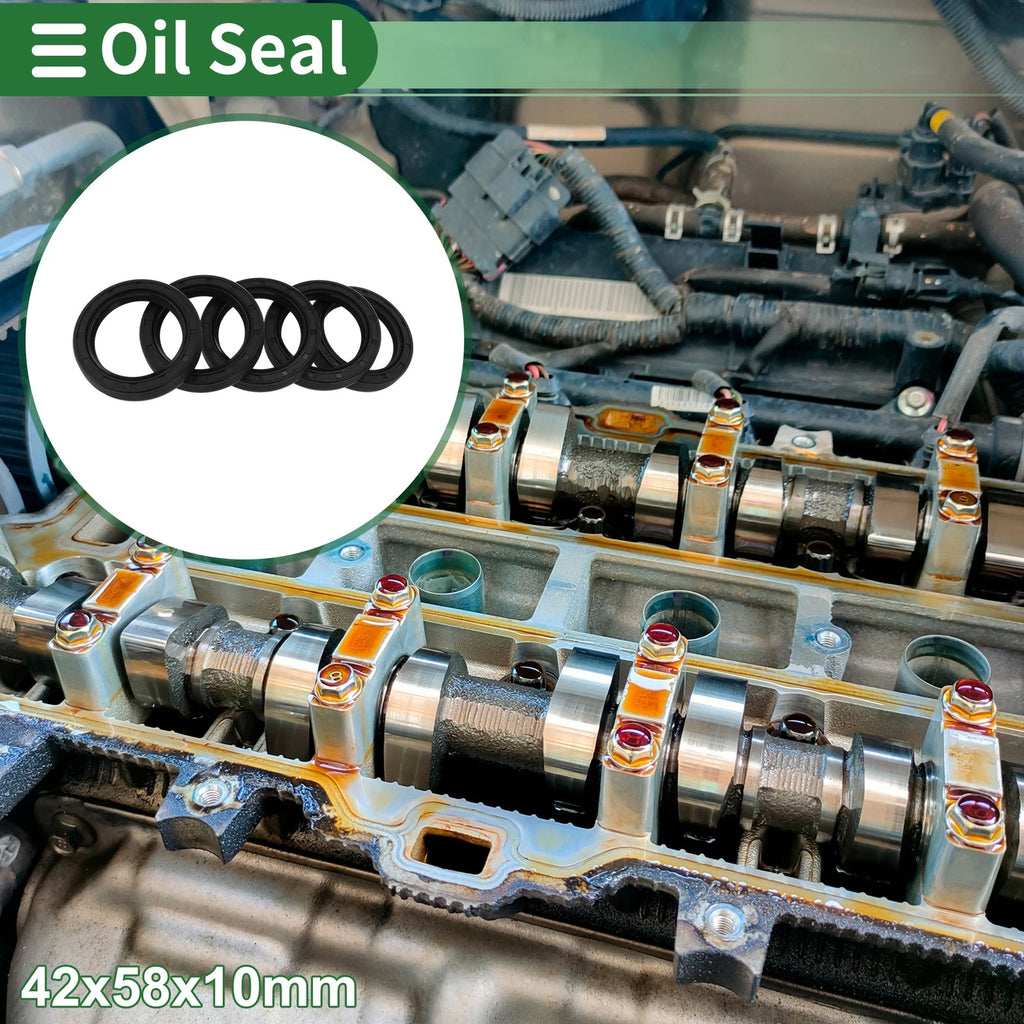 Oil Seal Ring for Various Models (42x58x10mm, NBR Rubber)