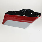 Right Side Saddlebag for Harley Touring Road Glide (2014–2023) - Wicked Red Barracuda Silver