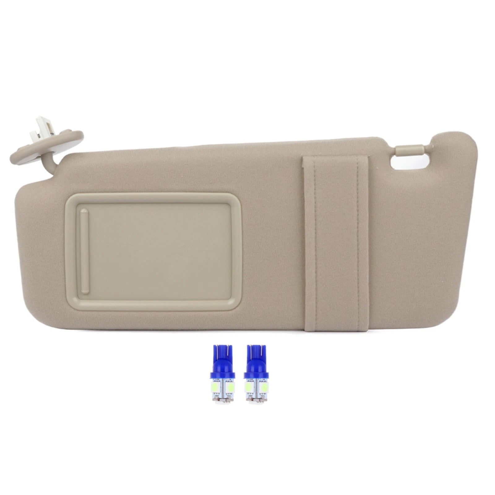 Tan Beige Sun Visor for Toyota Venza (2009–2016) + License Plate Light