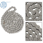 5 Feet #40 Roller Chain + 2 Connecting Links 0.5 Inch Pitch