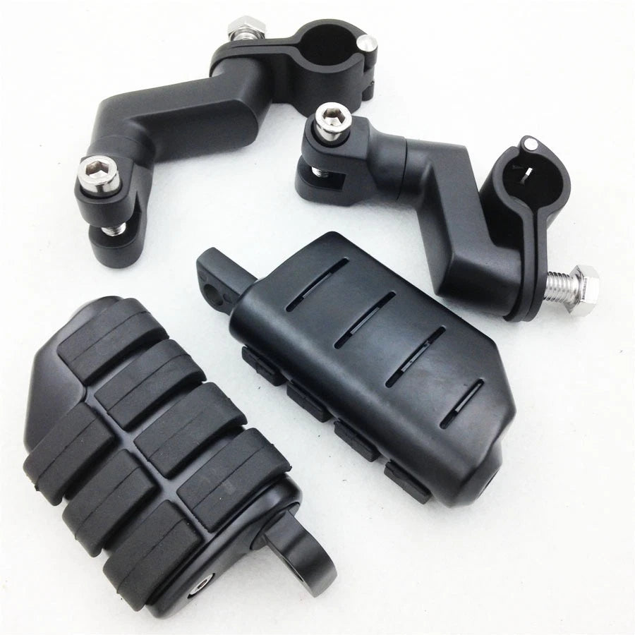 Front Clamps 1" Large Foot Peg for Suzuki VL VZ M800 C800 M109R M90 S50 C90