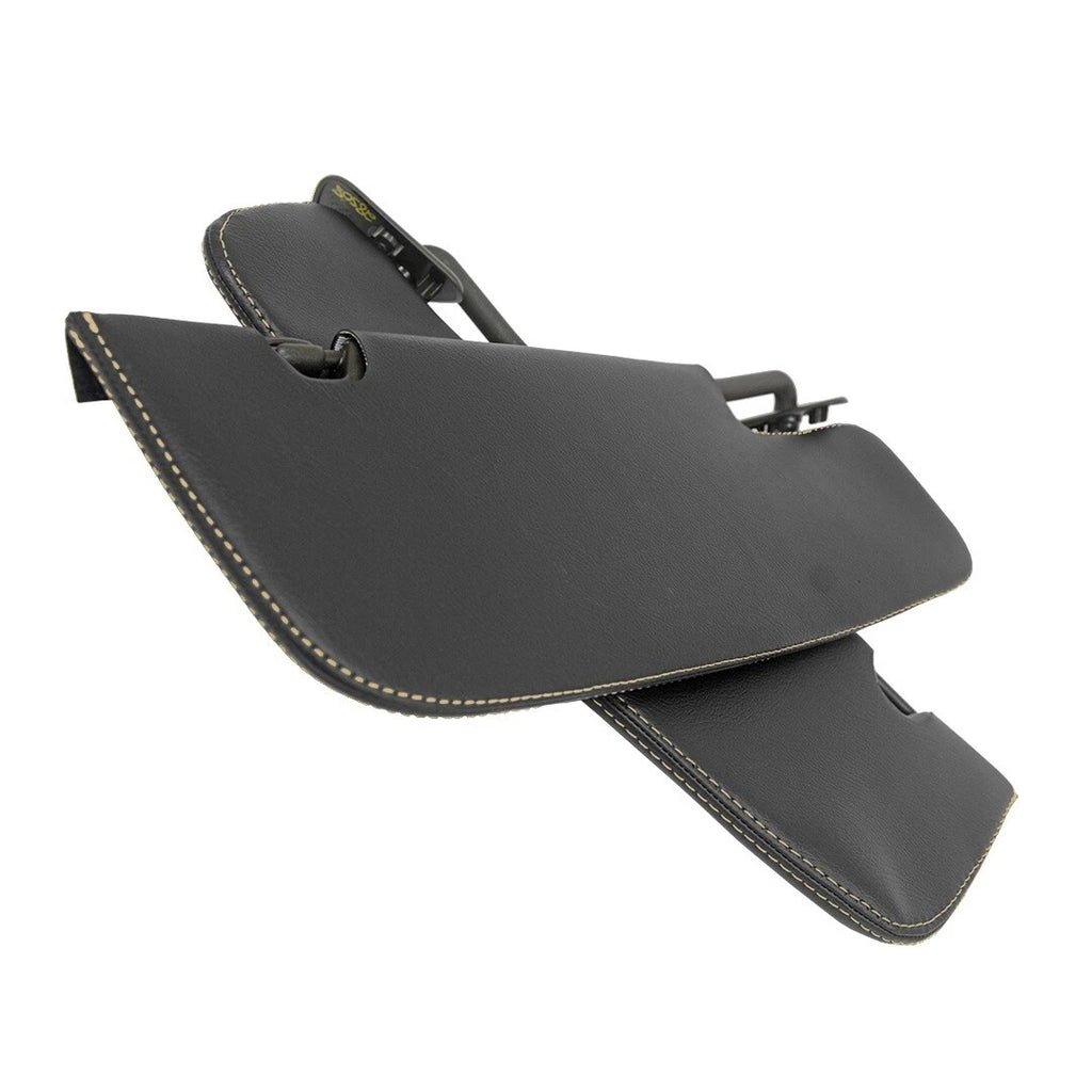 Sunvisor Covers for Ford Mustang (2005–2009) Beige PVC Leather