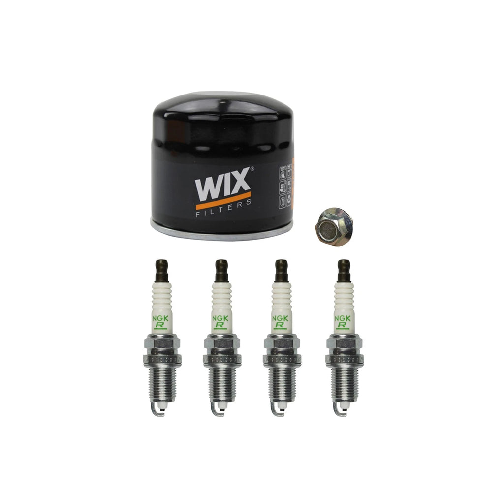 Wix Engine Oil Filter & NGK V-Power Spark Plugs Kit for Civic CR-V (CL)