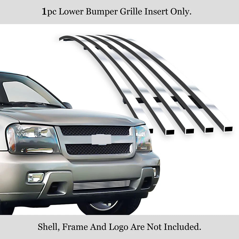 Stainless Chrome Billet Grill Insert for Chevy Trailblazer (2006-2009)