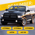 LED License Plate Light Lens Lamp for Dodge RAM 1500 2500 3500 (1994–2001)
