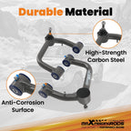 2–4 in Lift Front Upper Control Arms for Toyota 4Runner and FJ Cruiser (2003–2024)