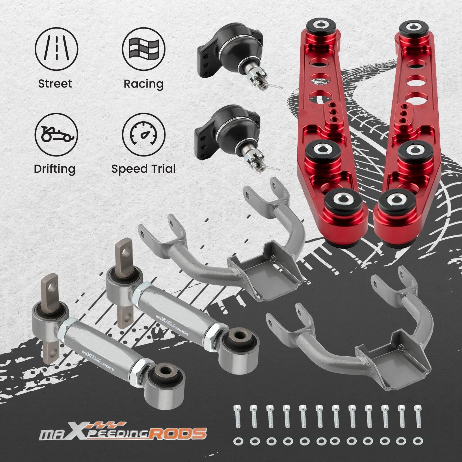 Coilovers Control Arm Suspension Combo Kit for Honda Civic (1992–1995)