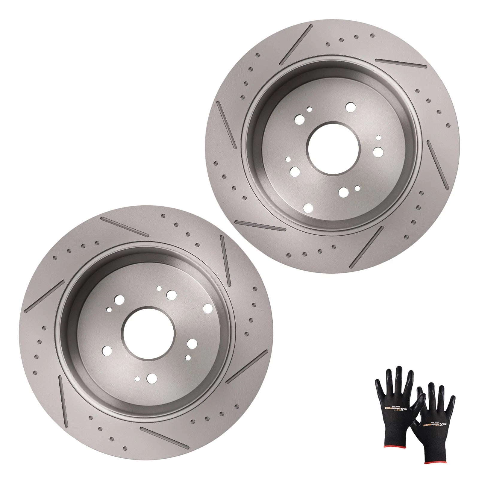 Rear Brake Rotors Pair for Acura RDX (2007–2018) / Honda CR-V (2005–2016) S31372