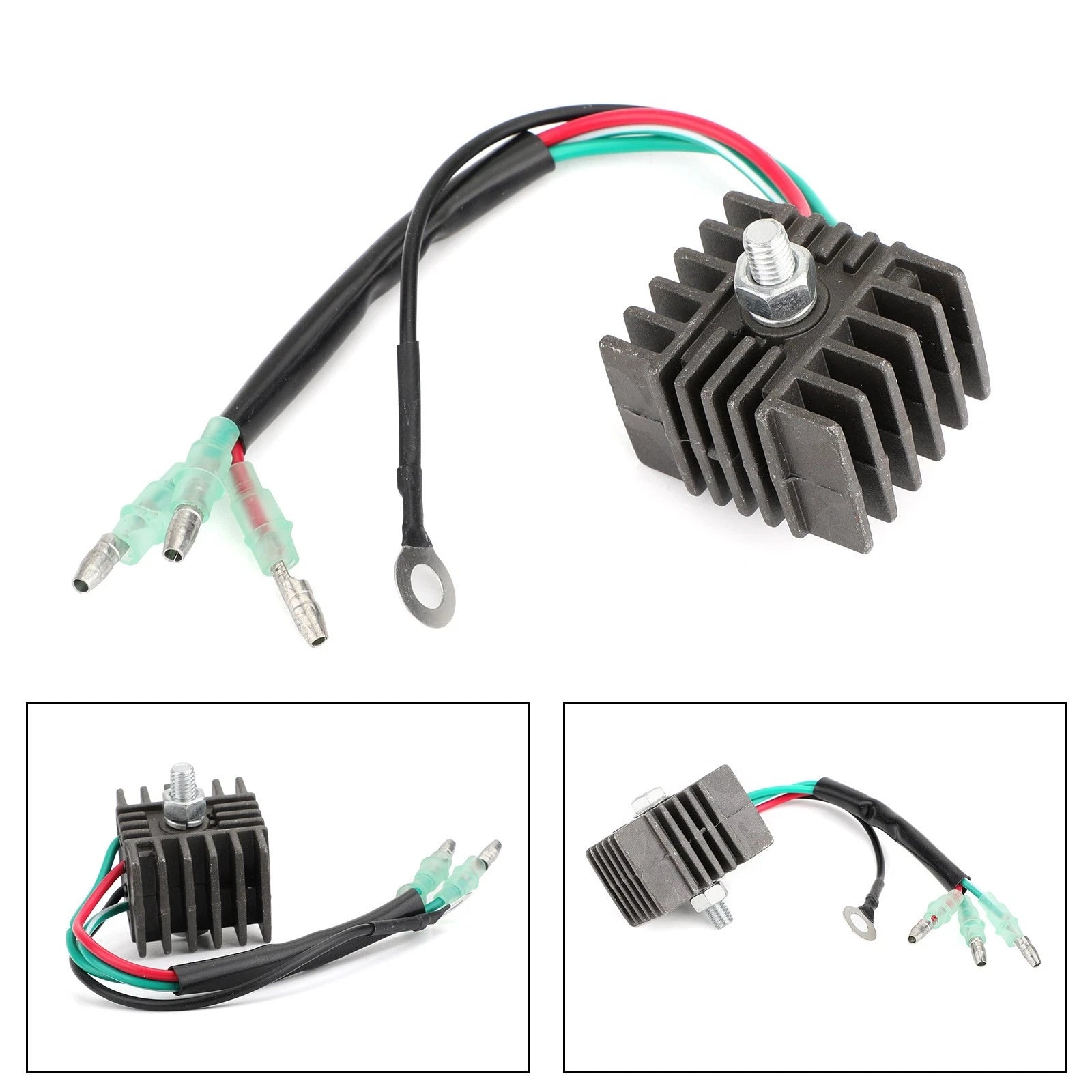 Rectifier for Yamaha 9.9-25 HP Outboard Motors (1984–2010) 664-81970-60 664-81970-62