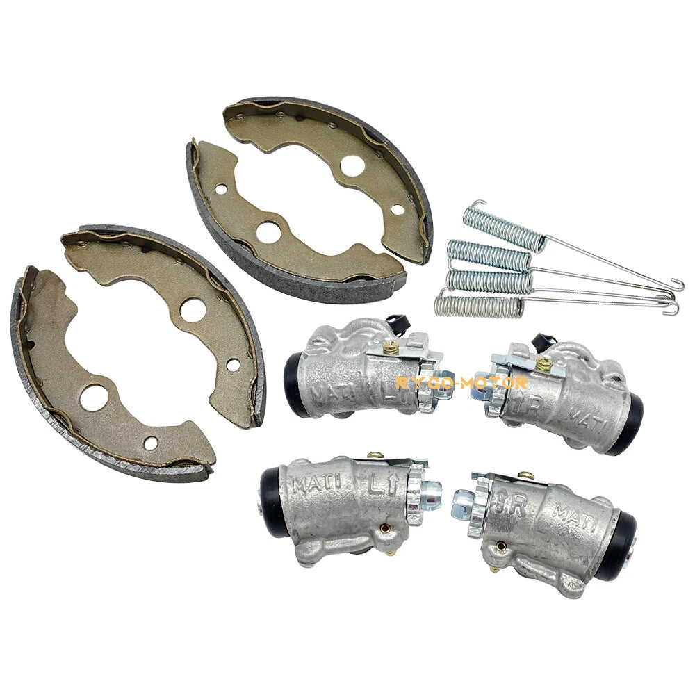 4x Front Brake Wheel Cylinders & Shoes for Honda Foreman 400 TRX400FW (1999–2003)