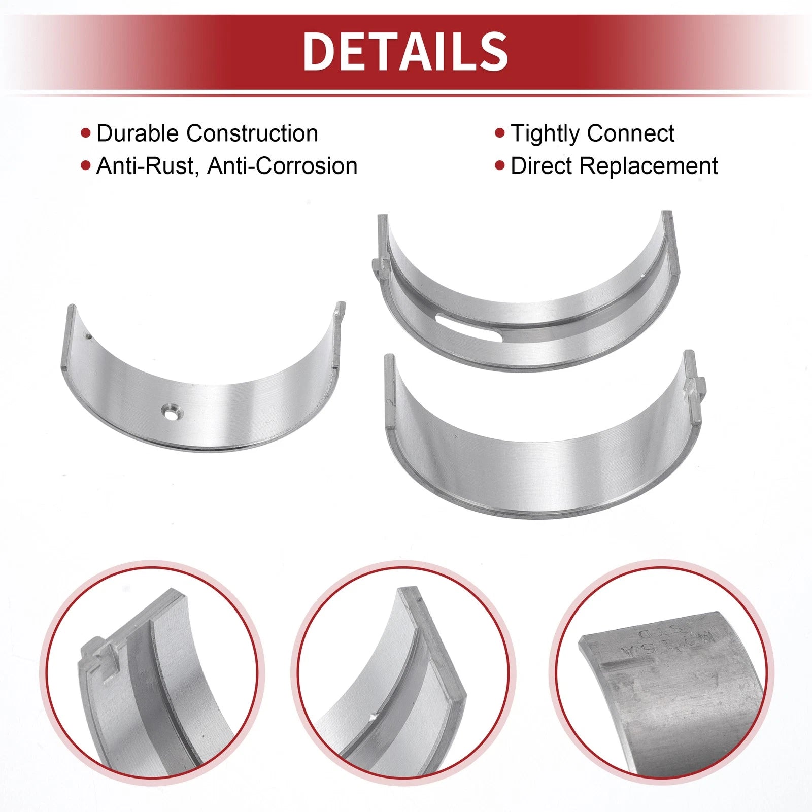 Main Bearing and Connecting Rod Bearing Kit No. 1170122024 for Toyota Corolla 