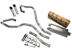 Dual Exhaust for Nissan Titan (2004–2006) 2.5" Slash Cut Tip