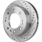 Disc Brake & Pad Kit for Chevy Silverado 2500 HD (2020) Cross-drilled