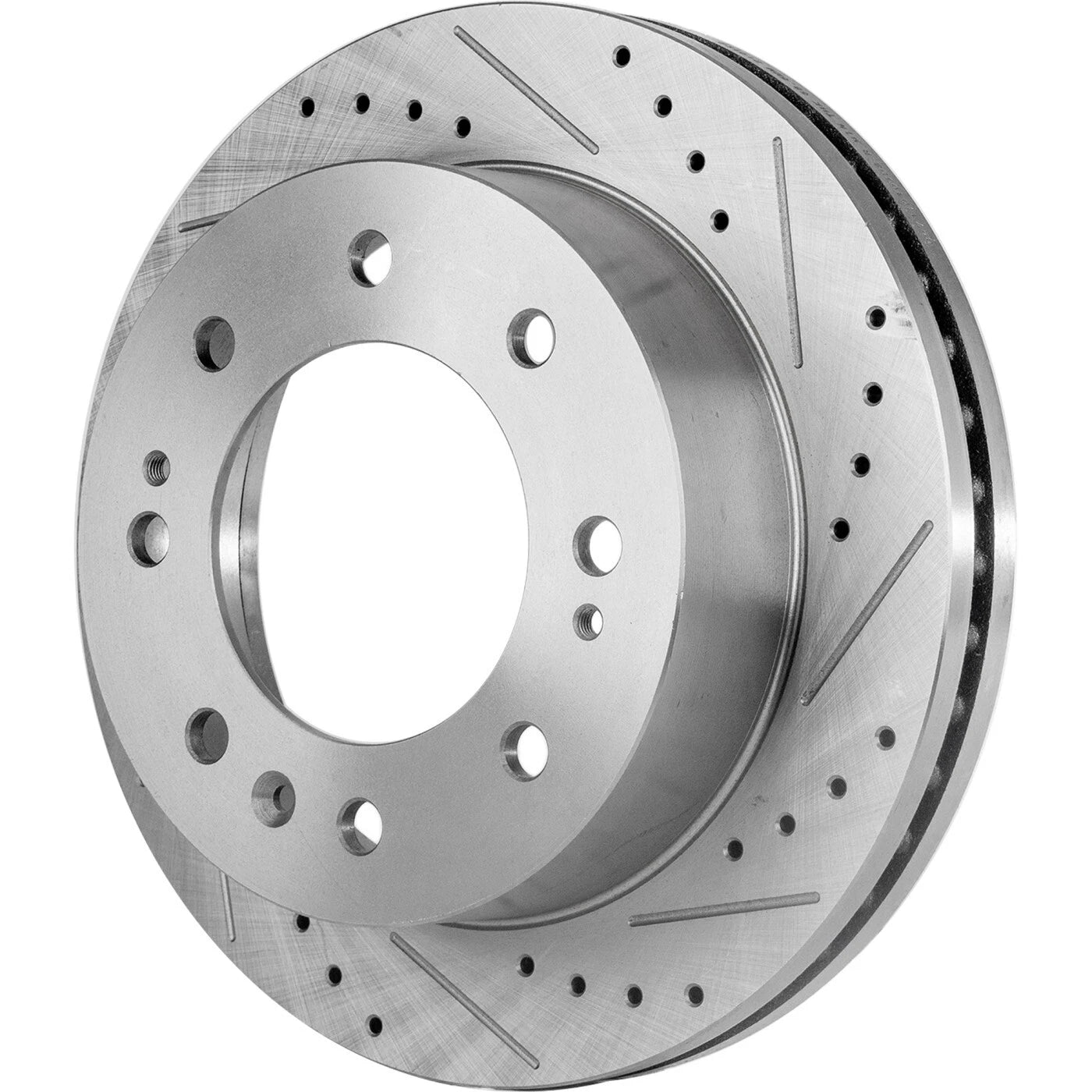Disc Brake & Pad Kit for Chevy Silverado 2500 HD (2020) Cross-drilled