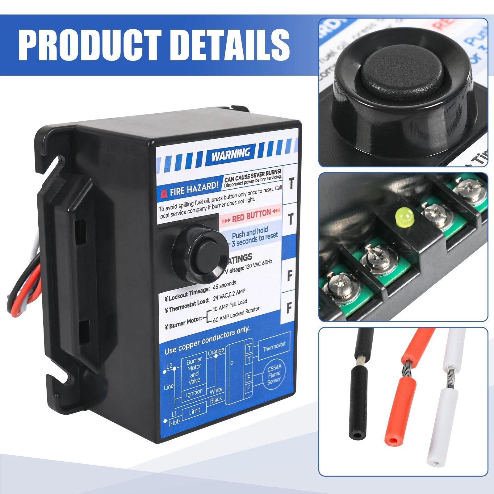 Intermittent Ignition Oil Primary Control for R8184