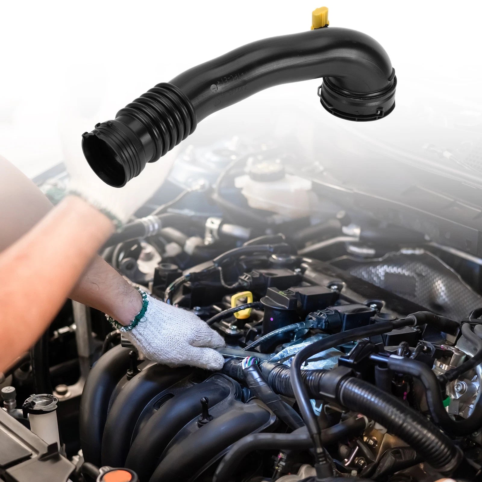 Air Intake Hose w/ Sensor for BMW 740Li (2010–2015) No. 13717609810