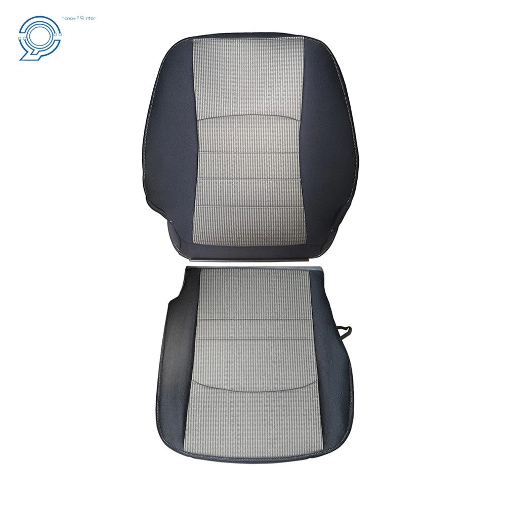 Set of 2 Cloth Seat Covers for Dodge Ram 1500 2500 (2009–2012)