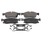 Set of 4 TRW Pro Low-Metallic Brake Pads for Mercedes X166 W166 (2012–2019)