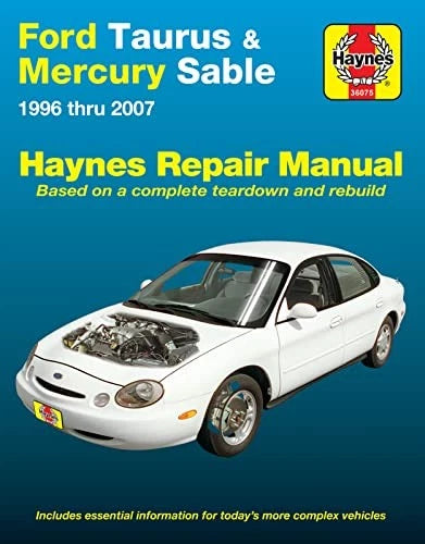 Repair Manual for Ford Taurus & Mercury Sable (1996-2007)
