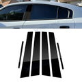 Piano Black Window Pillar Posts Door Trim Kit for Dodge Charger (2011–2024)